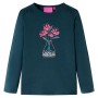 Camiseta infantil de manga larga verde oscuro 128 de vidaXL, Camisetas para niños - Ref: Foro24-13982, Precio: 10,13 €, Descu...