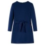 Navy blue long-sleeved children's dress 140 by vidaXL, Children's dresses - Ref: Foro24-14931, Price: 13,06 €, Discount: %