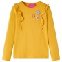 Long-sleeved dark ocher children's t-shirt size 140 by vidaXL, Kids T-shirts - Ref: Foro24-13678, Price: 9,49 €, Discount: %