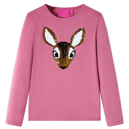 Children's long-sleeved t-shirt raspberry 104 by vidaXL, Kids T-shirts - Ref: Foro24-14190, Price: 10,99 €, Discount: %