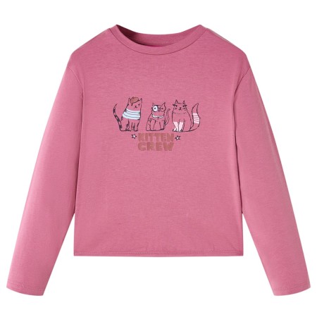 Children's long-sleeved t-shirt raspberry 140 by vidaXL, Kids T-shirts - Ref: Foro24-14448, Price: 9,99 €, Discount: %