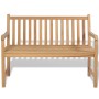 Teak garden bench 120 cm by vidaXL, garden benches - Ref: Foro24-43246, Price: 233,99 €, Discount: %