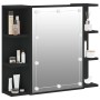 Furniture with mirror and black LED 70x16.5x60 cm by vidaXL, bathroom vanities - Ref: Foro24-833536, Price: 83,84 €, Discount: %