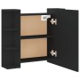 Furniture with mirror and black LED 70x16.5x60 cm by vidaXL, bathroom vanities - Ref: Foro24-833536, Price: 83,84 €, Discount: %