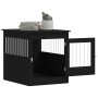 Dog cage engineered wood black 64.5x80x71 cm by vidaXL, Dog kennels - Ref: Foro24-838331, Price: 112,94 €, Discount: %