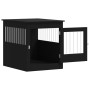 Dog cage engineered wood black 64.5x80x71 cm by vidaXL, Dog kennels - Ref: Foro24-838331, Price: 112,94 €, Discount: %