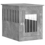 Dog cage engineered wood gray concrete 55x75x65 cm by vidaXL, Dog kennels - Ref: Foro24-838319, Price: 91,68 €, Discount: %