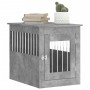 Dog cage engineered wood gray concrete 55x75x65 cm by vidaXL, Dog kennels - Ref: Foro24-838319, Price: 91,68 €, Discount: %