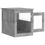 Hundekäfig aus Holzwerkstoff, grauer Beton, 55 x 75 x 65 cm von vidaXL, Hundehütten - Ref: Foro24-838319, Preis: 91,80 €, Rab...