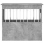 Dog cage engineered wood gray concrete 55x75x65 cm by vidaXL, Dog kennels - Ref: Foro24-838319, Price: 91,68 €, Discount: %