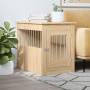 Dog cage engineered wood Sonoma oak 55x80x68 cm by vidaXL, Dog kennels - Ref: Foro24-838325, Price: 106,72 €, Discount: %