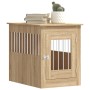 Dog cage engineered wood Sonoma oak 55x80x68 cm by vidaXL, Dog kennels - Ref: Foro24-838325, Price: 106,72 €, Discount: %