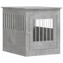 Dog cage engineered wood gray concrete 64.5x80x71 cm by vidaXL, Dog kennels - Ref: Foro24-838333, Price: 109,46 €, Discount: %