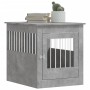 Dog cage engineered wood gray concrete 64.5x80x71 cm by vidaXL, Dog kennels - Ref: Foro24-838333, Price: 109,46 €, Discount: %