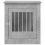 Dog cage engineered wood gray concrete 64.5x80x71 cm by vidaXL, Dog kennels - Ref: Foro24-838333, Price: 109,46 €, Discount: %