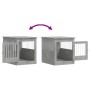 Dog cage engineered wood gray concrete 64.5x80x71 cm by vidaXL, Dog kennels - Ref: Foro24-838333, Price: 109,46 €, Discount: %