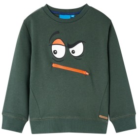 Dunkelgrünes Kinder-Sweatshirt 92 von vidaXL, Kinder-T-Shirts - Ref: Foro24-13374, Preis: 13,14 €, Rabatt: %