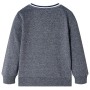 Marineblaues Melange-Sweatshirt für Kinder 140 von vidaXL, Kinder-T-Shirts - Ref: Foro24-13343, Preis: 11,02 €, Rabatt: %