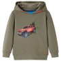 Sudadera infantil con capucha color caqui 140 de vidaXL, Camisetas para niños - Ref: Foro24-13388, Precio: 14,22 €, Descuento: %