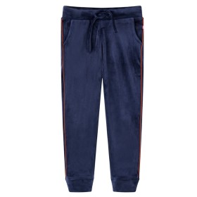 Pantalones de chándal infantiles azul marino 140 de vidaXL, Pantalones de niños - Ref: Foro24-14318, Precio: 11,99 €, Descuen...