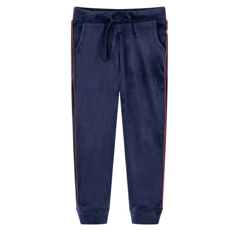 Pantalones de chándal infantiles azul marino 140 de vidaXL, Pantalones de niños - Ref: Foro24-14318, Precio: 11,57 €, Descuen...