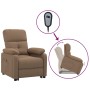 Brown fabric lift-up armchair by vidaXL, Armchairs - Ref: Foro24-3120362, Price: 277,99 €, Discount: %