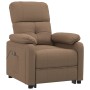 Sillón elevable tela marrón de vidaXL, Sillones - Ref: Foro24-3120362, Precio: 277,27 €, Descuento: %