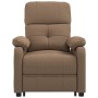 Sillón elevable tela marrón de vidaXL, Sillones - Ref: Foro24-3120362, Precio: 277,27 €, Descuento: %