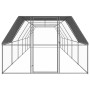 Galvanized steel outdoor chicken coop cage 3x12x2 m by vidaXL, Cages and habitats for small animals - Ref: Foro24-3089328, Pr...