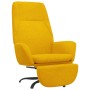 Relaxation armchair with mustard yellow velvet footrest by vidaXL, Armchairs - Ref: Foro24-3097855, Price: 116,99 €, Discount: %