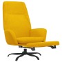 Relaxation armchair with mustard yellow velvet footrest by vidaXL, Armchairs - Ref: Foro24-3097855, Price: 116,99 €, Discount: %