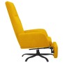 Relaxation armchair with mustard yellow velvet footrest by vidaXL, Armchairs - Ref: Foro24-3097855, Price: 116,99 €, Discount: %