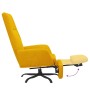 Relaxation armchair with mustard yellow velvet footrest by vidaXL, Armchairs - Ref: Foro24-3097855, Price: 116,99 €, Discount: %