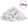 Guijarros pulidos blancos 10 kg 2-5 cm de vidaXL, Decoración de acuarios - Ref: Foro24-155329, Precio: 49,45 €, Descuento: %