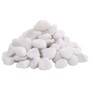 White polished pebbles 10 kg 2-5 cm by vidaXL, Aquarium decoration - Ref: Foro24-155329, Price: 49,45 €, Discount: %