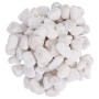 White polished pebbles 10 kg 2-5 cm by vidaXL, Aquarium decoration - Ref: Foro24-155329, Price: 49,45 €, Discount: %