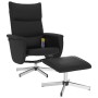 Sillón reclinable masaje con reposapiés cuero sintético negro de vidaXL, Sillones - Ref: Foro24-356600, Precio: 134,92 €, Des...