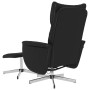 Sillón reclinable masaje con reposapiés cuero sintético negro de vidaXL, Sillones - Ref: Foro24-356600, Precio: 134,92 €, Des...