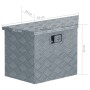 Caja de aluminio 70x24x42 cm forma trapezoide plateada de vidaXL, Cajas de herramientas - Ref: Foro24-142942, Precio: 156,99 ...