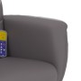 Reclining massage chair with footrest in gray synthetic leather by vidaXL, Armchairs - Ref: Foro24-356599, Price: 135,68 €, D...