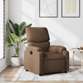 Brown Fabric Recliner by vidaXL, Armchairs - Ref: Foro24-373414, Price: 214,22 €, Discount: %