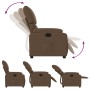 Brown Fabric Recliner by vidaXL, Armchairs - Ref: Foro24-373414, Price: 222,24 €, Discount: %