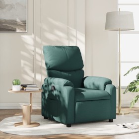 Dark Green Fabric Recliner by vidaXL, Armchairs - Ref: Foro24-373416, Price: 212,99 €, Discount: %