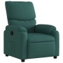 Sillón reclinable de tela verde oscuro de vidaXL, Sillones - Ref: Foro24-373416, Precio: 222,24 €, Descuento: %