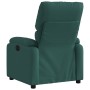 Sillón reclinable de tela verde oscuro de vidaXL, Sillones - Ref: Foro24-373416, Precio: 222,24 €, Descuento: %