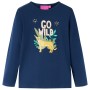 Navy blue long-sleeved children's t-shirt 128 by vidaXL, Kids T-shirts - Ref: Foro24-13562, Price: 8,06 €, Discount: %