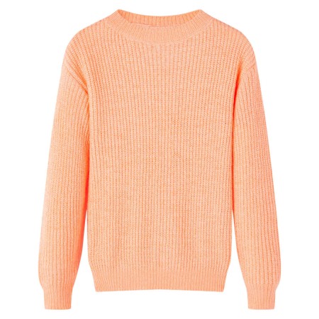 Hellorangefarbener Kinderstrickpullover 116 von vidaXL, Kinder-T-Shirts - Ref: Foro24-14572, Preis: 12,96 €, Rabatt: %