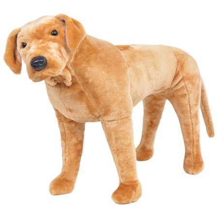 Perro labrador de peluche de pie marrón claro XXL de vidaXL, Animales de peluche - Ref: Foro24-91329, Precio: 97,93 €, Descue...