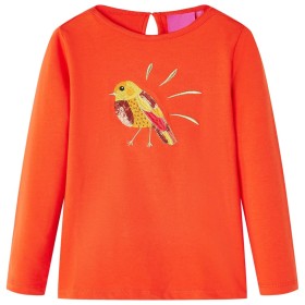 Camiseta infantil de manga larga naranja oscuro 104 de vidaXL, Camisetas para niños - Ref: Foro24-13645, Precio: 9,99 €, Desc...