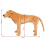 XXL light brown standing plush Labrador dog by vidaXL, Stuffed animals - Ref: Foro24-91329, Price: 97,93 €, Discount: %